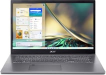 Acer Aspire 5 A517-53, 17.3" Full HD IPS matt, Intel Core i5-12450H, 8 GB, 512 GB PCIe SSD, WiFi 6E bakbelyst tangentbord, Win11