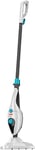 Vax Steam Clean Multifunction Steam Mop | Converts to a Handheld | Variable Steam Control - S85-CM, White and Blue