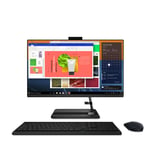 Lenovo IdeaCentre AIO 3 Desktop PC (AMD Ryzen 3 5300U processor, 4 GB RAM, 512 GB SDD, Windows 10 Home 64) - All-in-One Computer, Wired Mouse and Keyboard (Black)
