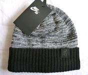 NIKE SB Black / White Cuff BEANIE HAT Toque UNISEX Skateboard Mens Womens TAG