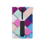 Marbled Card Holder Finger Phone Stand Tablet Sling Strap 012