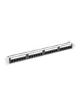 Lanberg patch panel 24 port 1U cat.6A UTP grey