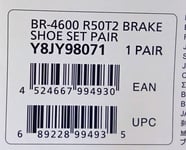 Y8JY98071 Genuine Shimano Tiagra/Sora Brake Shoes R50T2