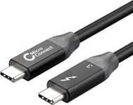 MicroConnect Thunderbolt 3 kabel, 0.5m, sort