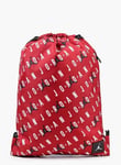 Nike Air Jordan Gym Bag Sack Red 9A0621-R78 Drawstring 100% Genuine Brand New
