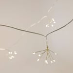 Mini Dandelion Warm White LED String Lights 10m