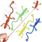 5 st Lizard Leksaker Klibbig Ödla Stretchig Ödla Leksak Squishy Leksaker Ödla Figurer Stretchbara Djur Partypåse Fyllmedel 16.00X4.00X0.60CM