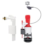 Robinet Flotteur WC Wirquin Topy Alimentation Latérale - Gris
