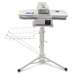 Speedypress Compact Steam Ironing Press with Height-Adjustable Stand 38 Power Steam Jets, 55cm x 22cm; 1,350watt + FREE Replacement Cover & Foam Underfelt (RRP £39.00)