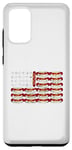 Coque pour Galaxy S20+ Hot Dog Drapeau américain 4 juillet patriotique été barbecue drôle