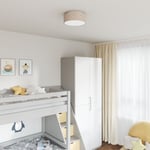 Taklampor med stjärnformad lampskärm taupe Ø 30 cm tyg E27