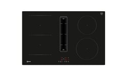 Neff V58NBS1L0 N 50, Induction hob with integrated ventilation system, 80 cm, surface mount without frame