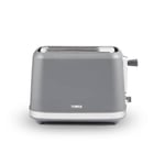 Grey 2 Slice Toaster Stainless Steel Variable Browning Control Odyssey Tower