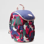 The North Face Teens' Mini Explorer Backpack Mr. Pink Big Abstract Print-Cave Blue-Pink Moss (52VW OUY)