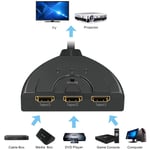 INECK® HDMI Switch 3-Port HDMI Splitter Cable | Hdmi Câble Commutateur Pour Xbox / PS3 / PS4 / Apple TV / Roku / Fire TV / Blue-Ray DVD Player