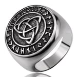 Ring - Nordisk mytologi Klackring med Triquetra