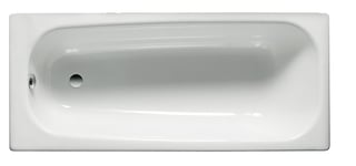 Baignoire avec pieds CONTESA 160x70cm percée un trou en acier blanc - ROCA - A235996000
