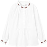 Name It Terina skjorte til bunad/festdrakt, bright white/red