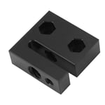 Kafuty 3D Printer Accessories, T8 Screw Lead Screw, Anti-Backlash Nut Block, Pom Nut Seat, Can be Mounted on a Plate or V-Groove. (Black)
