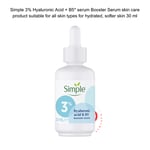 Simple 3% Hyaluronic Acid + B5* serum Booster Serum For youthful skin