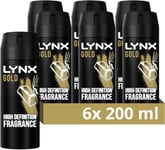 Lynx Gold Bodyspray 48 Hours of Odour-Busting Zinc Tech Deodorant to Finish Your