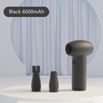 Noir - Mini petit sèche-cheveux sans fil, Dépoussiéreur domestique, Ventilateur à turbine, Clavier d'ordinate