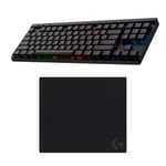Logitech - G640 Large Cloth Gaming Mouse Pad & Logitech - G515 Lightspeed TKL - Bundle