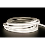 5 m. vattentät COB LED strip - 230V, IP67, 360 LED, 10W/m, kan klippas var 50cm - Kulör : Neutral