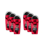L'Oréal Men Expert 48H Ultimate Control Lot de 6 déodorants roll-on pour homme, contre la transpiration, la transpiration et l'humidité des aisselles, parfum boisé frais, sans alcool, 6 x 50 ml