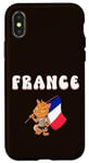 Coque pour iPhone X/XS Fans français / Chat de France