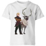 Frozen 2 Sven And Kristoff Kids' T-Shirt - White - 11-12 Years - White