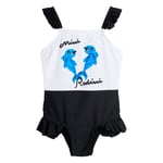 Mini Rodini Dolphins Baddräkt Svart | Svart | 80/86 cm
