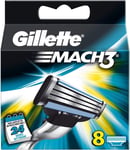 Gillette Mach 3 blad (8-pack)