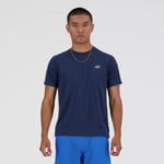 New Balance Athletics Löp T-shirt Strl. XL Herr - Andningsbar, Komfortabel och Lättviktig