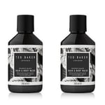 Ted Baker  London Graphite Black Hair And Body Wash 250 Ml  -2 Pack