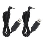 2x Shaver Charging Cable for Remington Barba Beard Trimmer MB320C MB42C MB310C