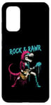 Coque pour Galaxy S20 Rock & Rawr T-Rex – Jeu de mots drôle Rock 'n Roll Dinosaure Rockstar