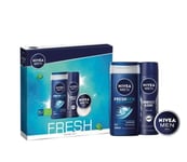 1 x Nivea Men Fresh Kit Shower Gel Anti Perspirant Face Creme Gift Set