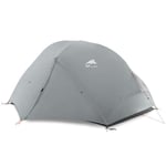 SCAYK 2 Person Camping Tent Ultralight Kamp Tents tenda tente barraca de acampamento fishing tent tents blackout tent camping tent pop up tent (Color : 210T Grey 4 season)