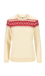 Dale Cortina Heron Crew Neck W's Offwhite/Red S