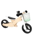 Small Foot - Wooden Training Tricycle/Balance Bike 2in1 Sage Green