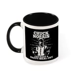 Chuck Norris Can Make A Happy Meal Cry Ceramic Coffee Mug Tea Mug,Gift for Women, Girls, Wife, Mom, Grandma,11 oz