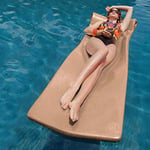 Pool Mate XX-Large Foam Mattress Swimming Pool Float with Bonus Kool Kan, Bronze