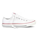 Converse All Star Unisex Chuck Taylor Low Top Sneakers - White Canvas - Size UK 3