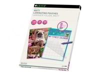 Lamineringslommer A3 Leitz 16924 Mat Transparent, Eva (Ethylenvinylacetat), Polyethylenterephthalatfolie (Pet), 0,125 Mm, 309 Mm (100 Stk.)