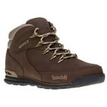 Mens Timberland Brown Euro Rock Hiker Nubuck Boots Lace Up