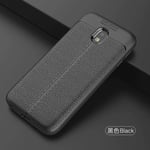 samsung Samsung J3 Pro/J3 2017 Leather Texture Case Black