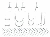 Clas Ohlson Krokar till verktygstavla 30-pack