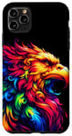 Coque pour iPhone 11 Pro Max Illustration animale griffin cool esprit tie-dye art