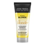 John Frieda Sheer Blonde Go Blonder shampoings 50 ml Idéal pour la restauration, l'hôtel et les voyages